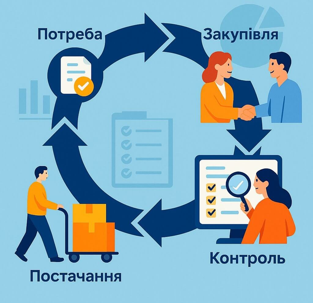 Закупівельний цикл: як контроль ключових етапів впливає на ефективність постачання
