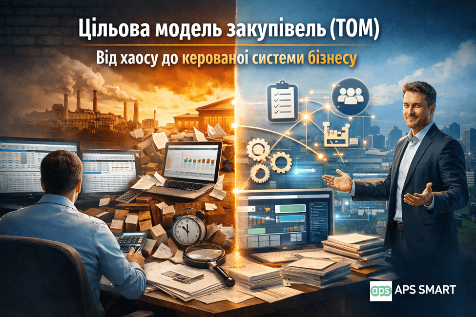 Целевая модель закупок Target Operating Model (TOM): как производственный бизнес переходит от хаоса к управляемой системе