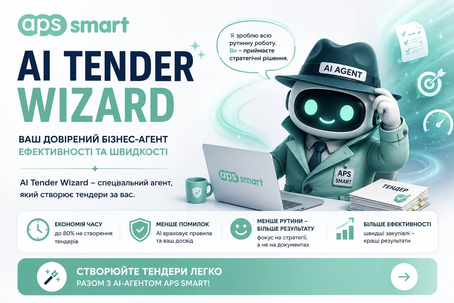 AITenderWizard в APSSMART: автоматическое создание тендеров с помощью искусственного интеллекта